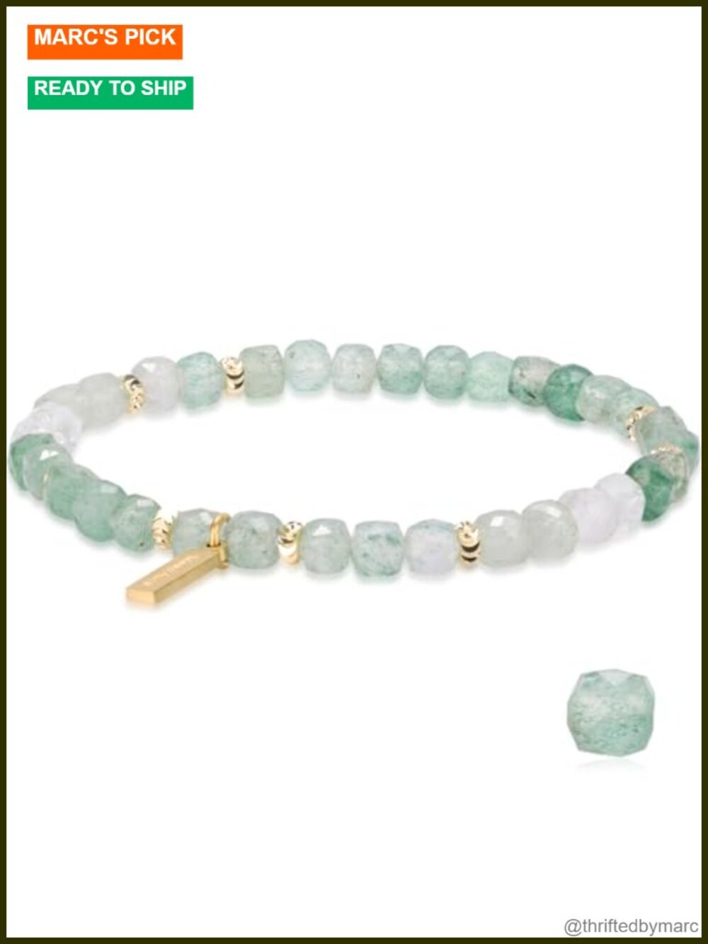 Handmade Natural Gemstone Stretch Bracelet Crystal Healing Energy